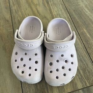 Crocs Kids Girls Classic Clog size 10 lavender color